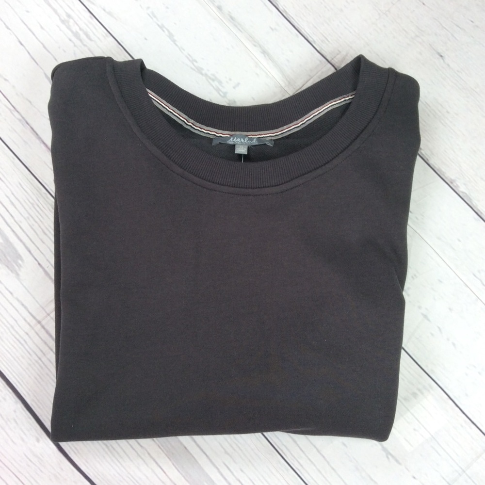Marled French Terry Crew Neck Pull Over Size XL